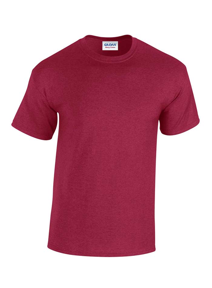 Pánské tričko Gildan Heavy Cotton - Třešňově červená M