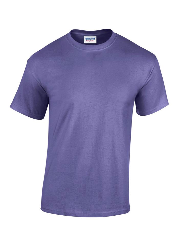 Pánské tričko Gildan Heavy Cotton - Světle fialová 4XL