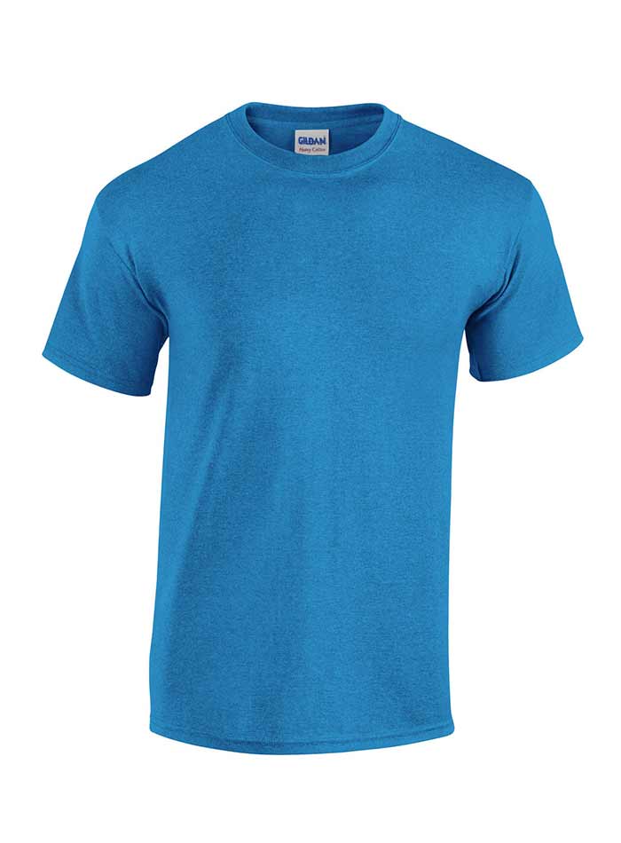 Pánské tričko Gildan Heavy Cotton - Modrá XXL