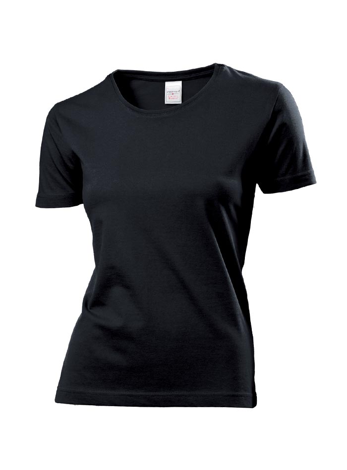 Bavlněné tričko Stedman - Opálově černá M
