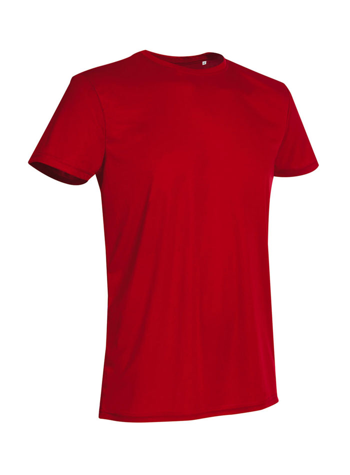 Pánské tričko Active Sports - Rudě červená XXL