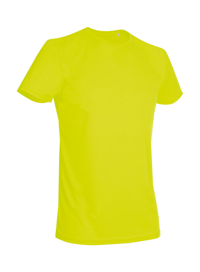 Pánské tričko Active Sports - Citrónově žlutá XXL