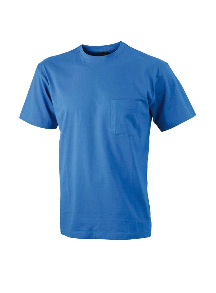 Pánské tričko Pocket - Královská modrá 3XL