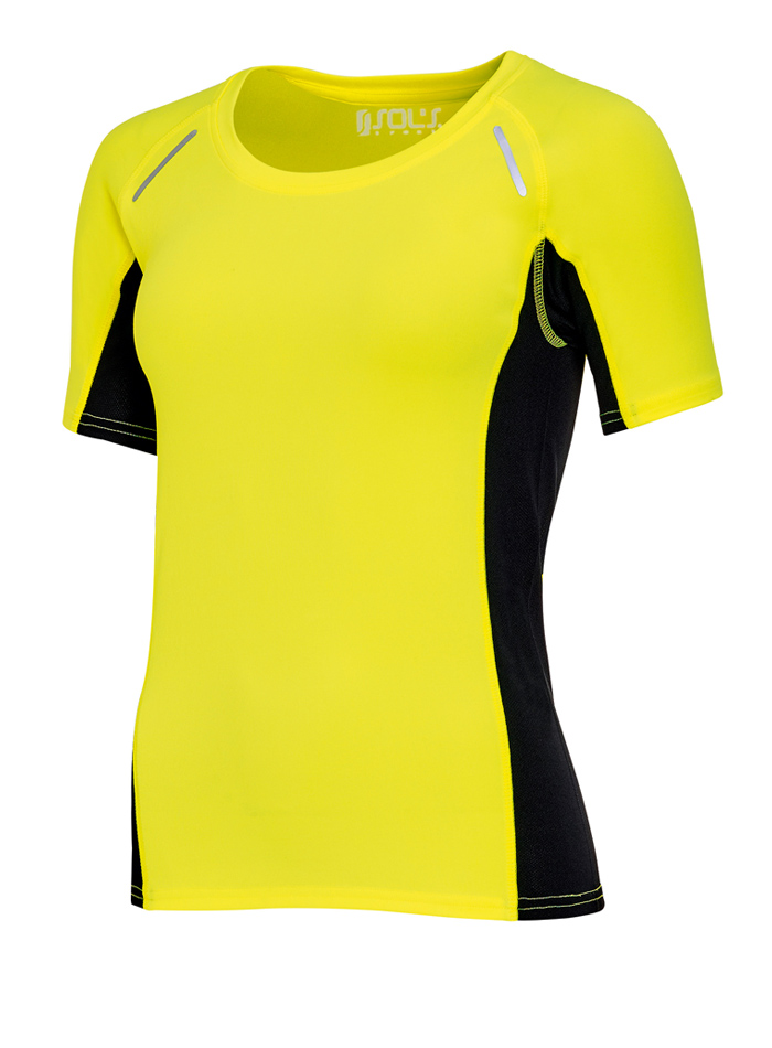 Dámské sportovní tričko Sydney - Neonově žlutá XXL