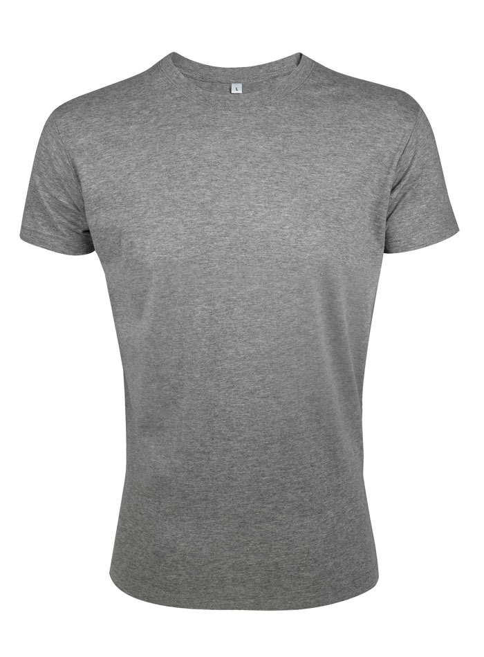 Pánské tričko Regen Fit - Šedý melír XL