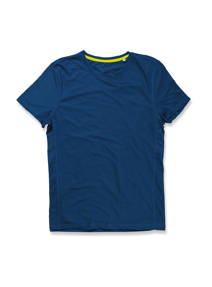 Pánské tričko Active kulatý výstřih - Modrá L