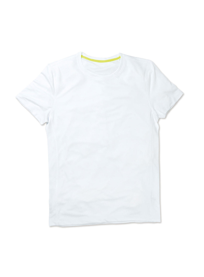 Pánské tričko Active kulatý výstřih - Bílá L