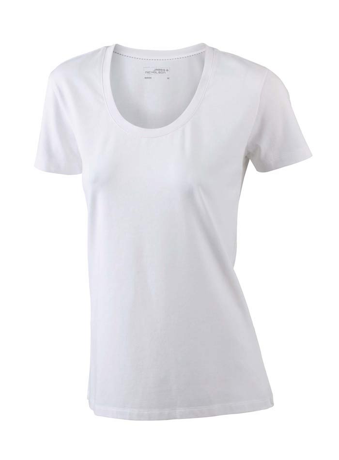 Dámské Stretch tričko - Bílá S