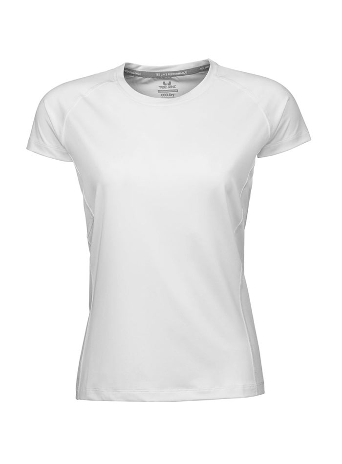Dámské sportovní tričko cool dry Tee Jays - Bílá S