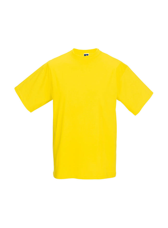 Lehké pánské tričko - žlutá XL