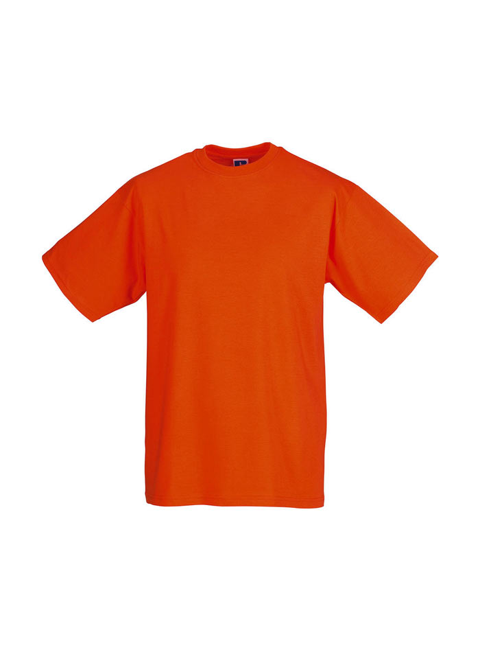 Lehké pánské tričko - Oranžová S