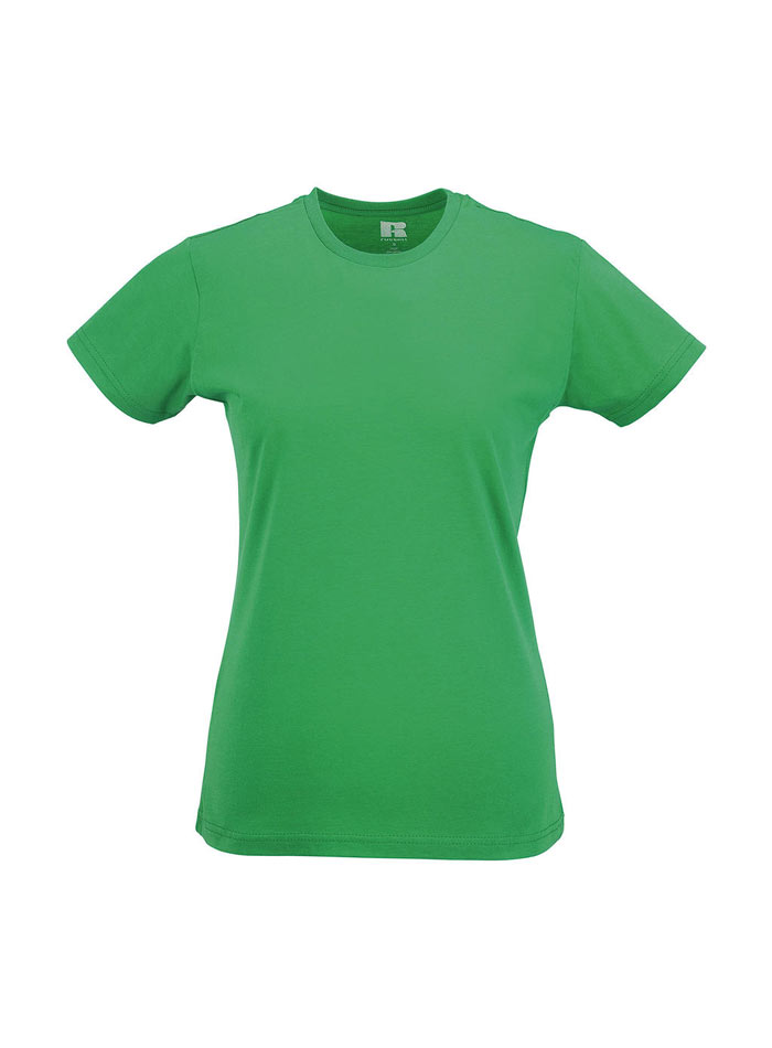 Dámské tričko Slim - jablíčkově zelená XL