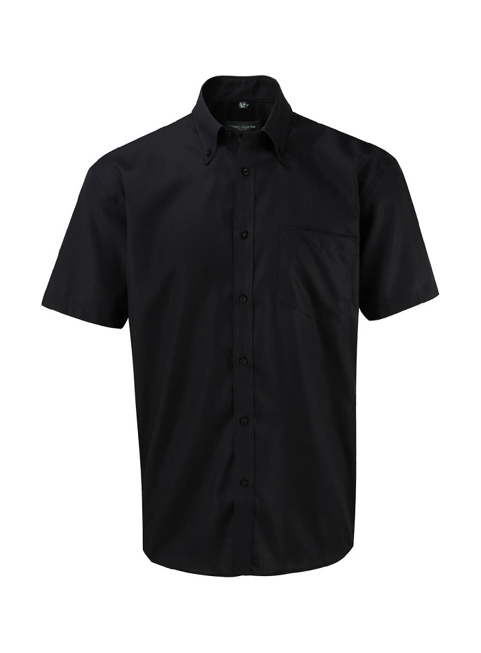 Pánská nemačkavá košile - černá 3XL