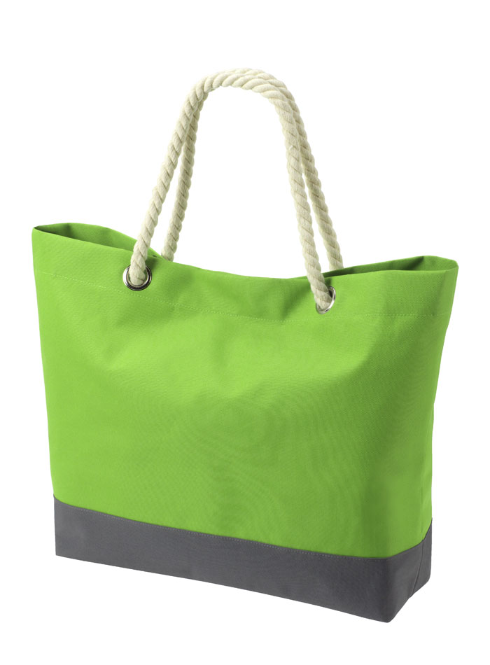 Prostorná taška s dekorativním uchem - Světle zelená univerzal