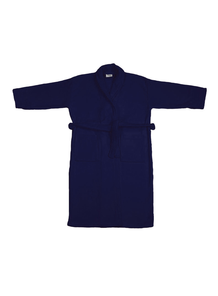 Plyšový župan s 3/4 rukávy