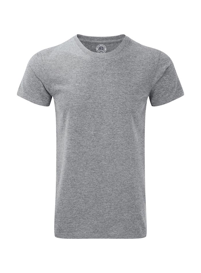 Pánské žíhané tričko - Stříbrná S