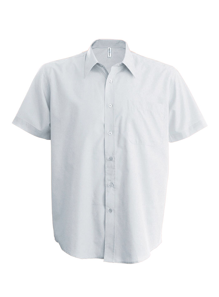 Košile s krátkým rukávem Kariban - Bílá XL