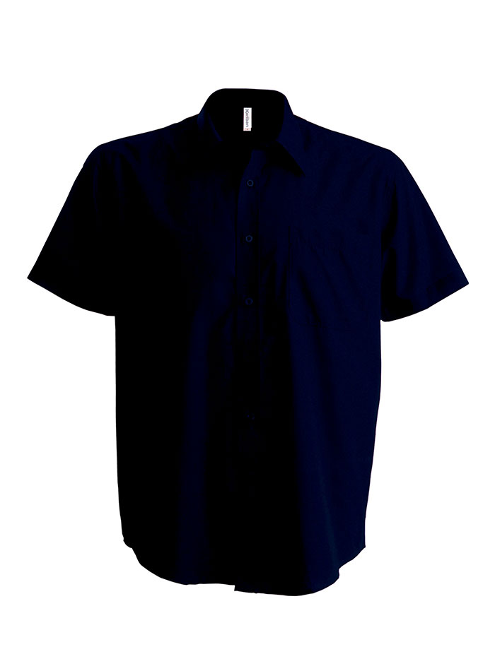 Košile s krátkým rukávem Kariban - Námořní modrá S
