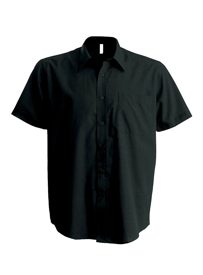 Košile s krátkým rukávem Kariban - Zinkově šedá XL