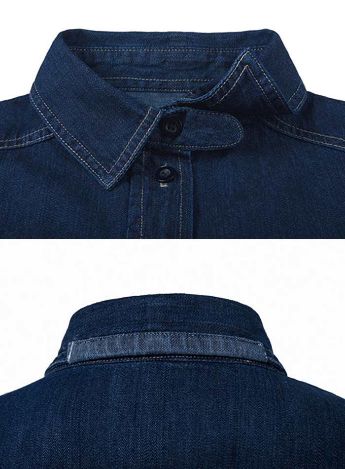 Džínová košile dlouhý rukáv