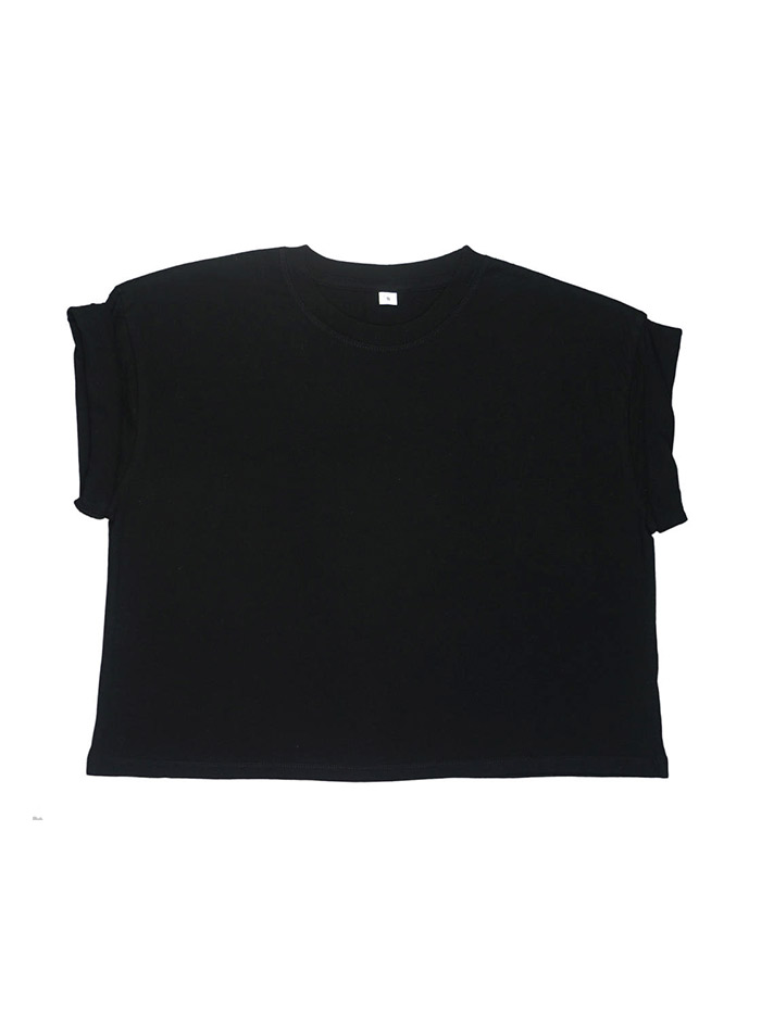Crop tričko - černá L