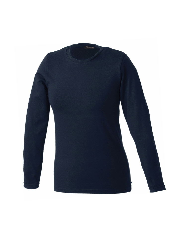 Dámské pružné tričko James & Nicholson - Námořní modrá S