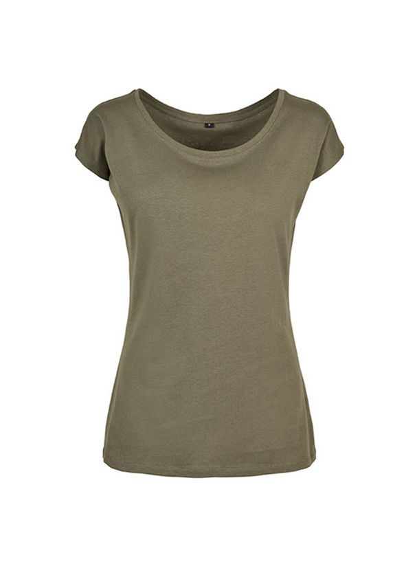 Dámské tričko Built your Brand Wide Neck 