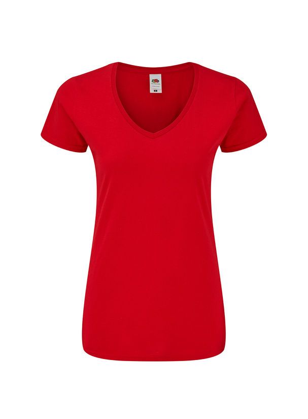 Dámské tričko Fruit of the Loom Iconic V Neck