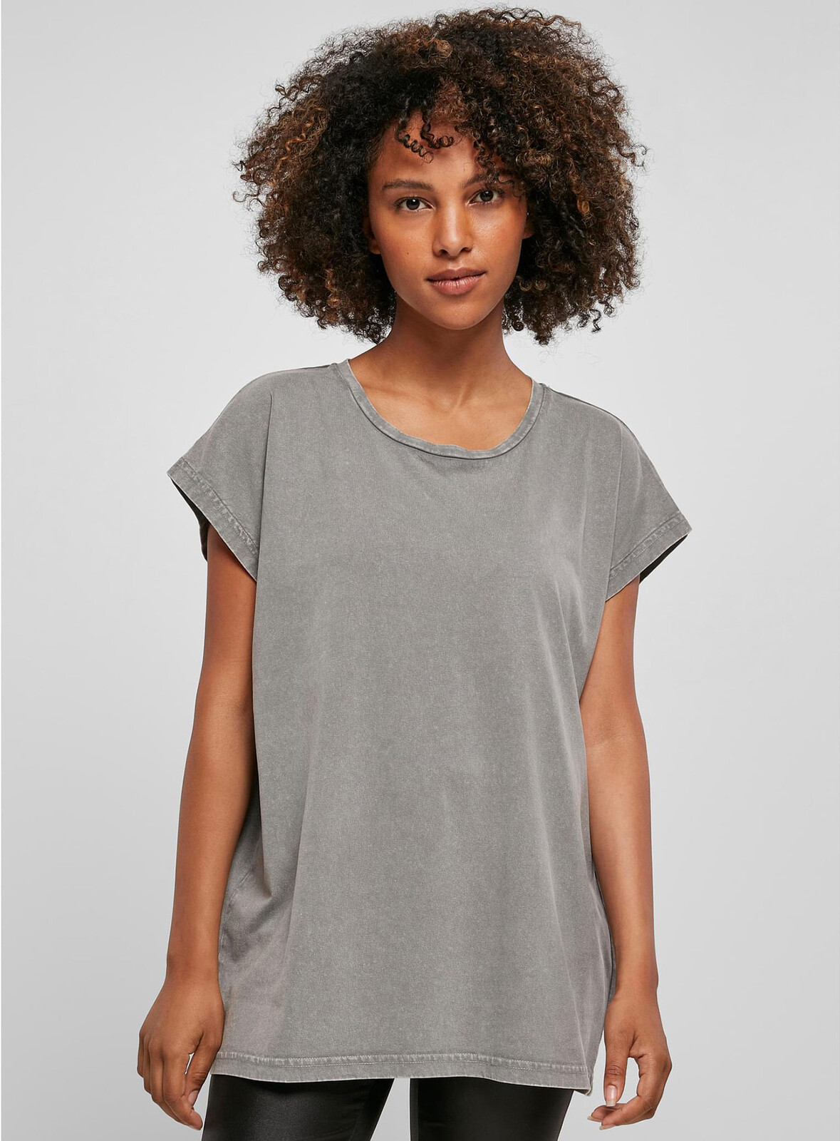 Tričko Built your Brand Acid washed Extended