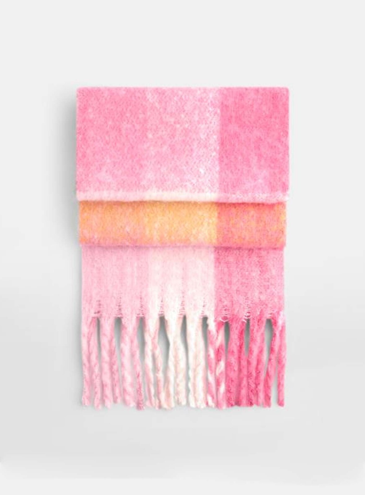 Šál Fluffy Kockovaný