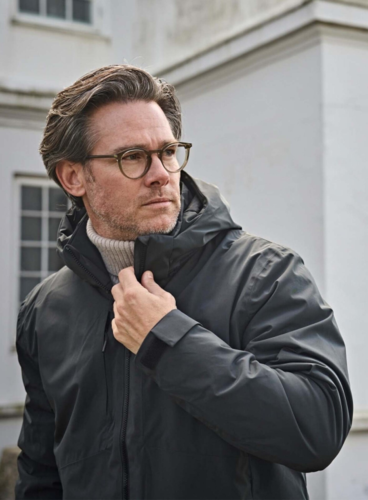 Pánska nepremokavá zimná bunda s kapucňou Tee Jays