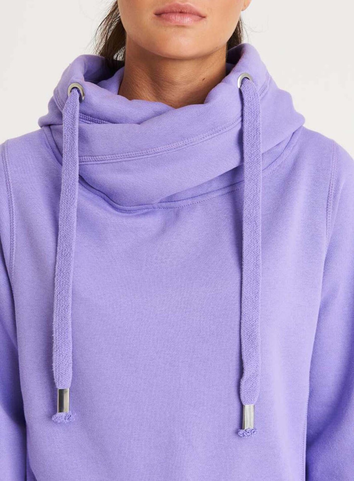 Mikina s prekríženým límcom Just