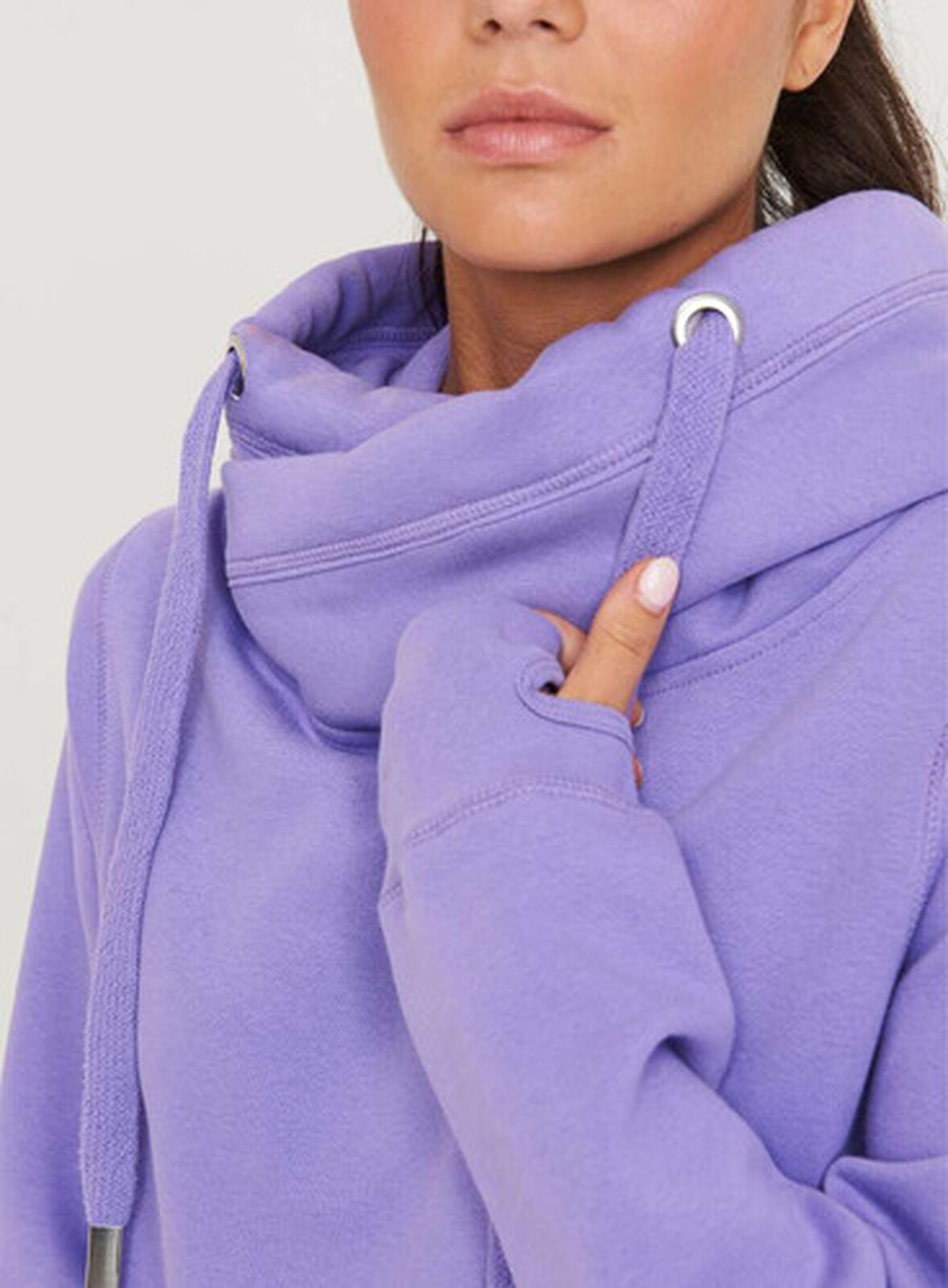 Unisex mikina Just Hoods Cross Neck