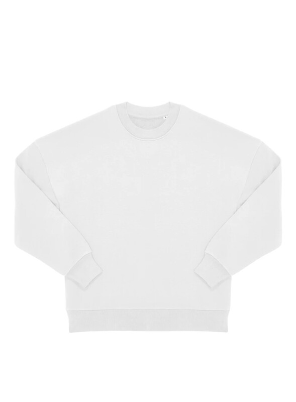 Unisex oversized mikina bez kapuce