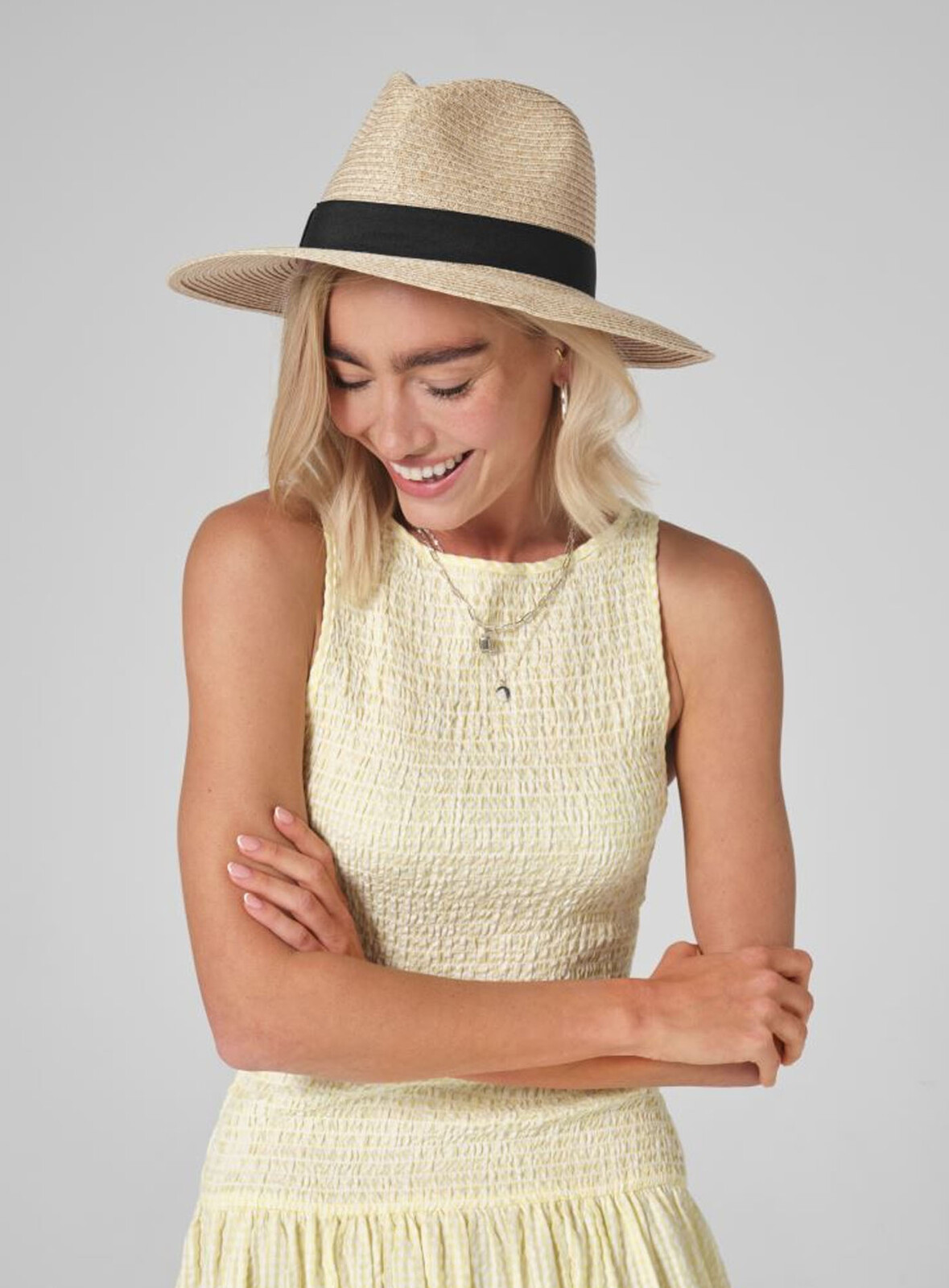 Slamený klobúk Hello