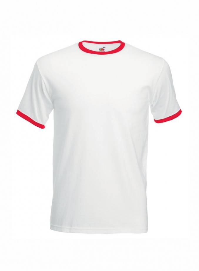 Pánské tričko Fruit of the Loom Ringer