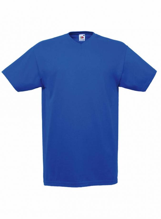 Pánské tričko Fruit of the Loom V-Neck